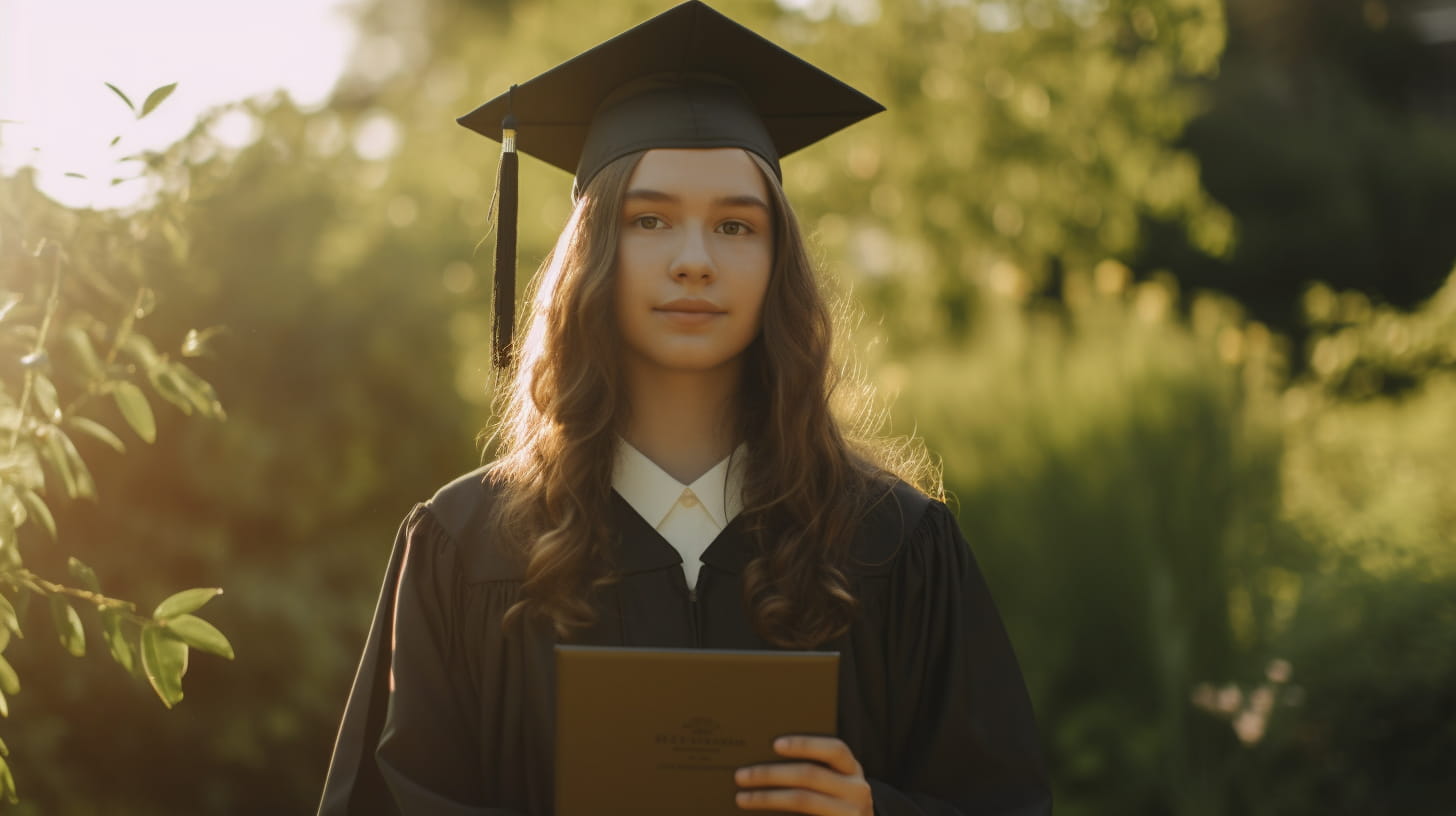 graduate photography session